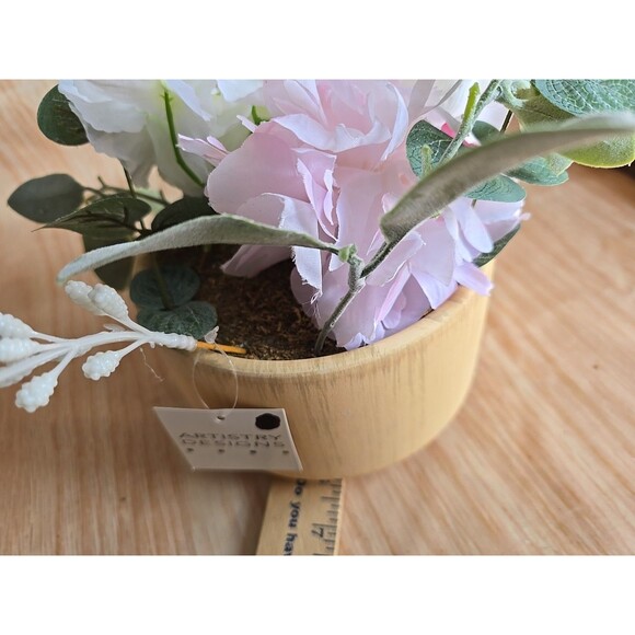 Spring Floral Arrangement Mini Ceramic Bowl, Spring TABLETOP DECORATION - Picture 10 of 11